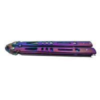 Briceag de antrenament, otel inoxidabil, Rainbow Training, multicolor, 21.5 cm