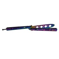 Briceag de antrenament, otel inoxidabil, Rainbow Training, multicolor, 21.5 cm