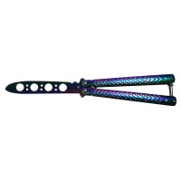 Briceag de antrenament, otel inoxidabil, Rainbow Scales, multicolor, 21.5 cm Briceag de antrenament, otel inoxidabil, Rainbow Scales, multicolor, 21.5 cm