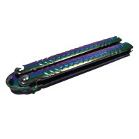 Briceag de antrenament, otel inoxidabil, Rainbow Scales, multicolor, 21.5 cm