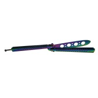 Briceag de antrenament, otel inoxidabil, Rainbow Scales, multicolor, 21.5 cm
