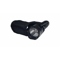 Kit autoaparare format din lanterna cu electrosoc si spray lacrimogen, metalic, negru