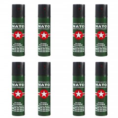 Set 8 sprayuri autoaparare NATO, propulsie jet, 60 ml