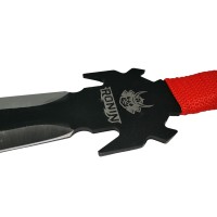 Sabie de vanatoare  , Red Ronin, maner textil, 68.5 cm, cutit de aruncat inclus