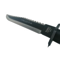 Cutit de vanatoare First Blood, editie de colectie John Rambo, 40 cm, teaca inclusa Cutit de vanatoare First Blood, editie de colectie John Rambo, 40 cm, teaca inclusa
