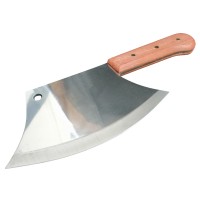 Satar pentru gatit   , otel inoxidabil, 36 cm, maner lemn, argintiu