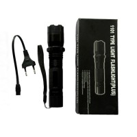 Electrosoc Lanterna tip Police, Aluminiu, 1000KV, LED, negru Electrosoc Lanterna tip Police, Aluminiu, 1000KV, LED, negru