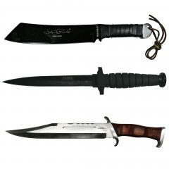 Set macete  , Rambo Style, editie de colectie, otel, multicolor
