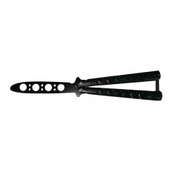 Briceag fluture de antrenament, Wave Blade, 22 cm, negru Briceag fluture de antrenament, Wave Blade, 22 cm, negru