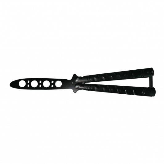 Briceag fluture de antrenament, Wave Blade, 22 cm, negru Briceag fluture de antrenament, Wave Blade, 22 cm, negru