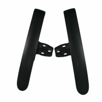 Set doua brate, manere, scaun directorial, design clasic, metal, negre