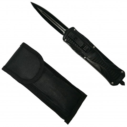 Briceag automat, PVC, Futuristic Blade, 23 cm, teaca inclusa Briceag automat, PVC, Futuristic Blade, 23 cm, teaca inclusa