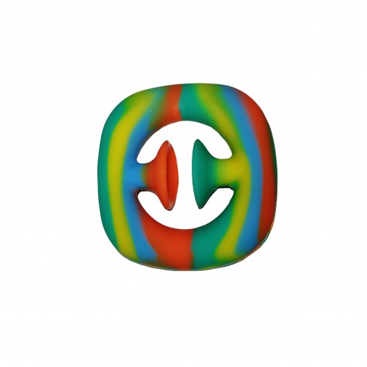 Jucarie antistres senzoriala, cauciuc, 6 cm, multicolor