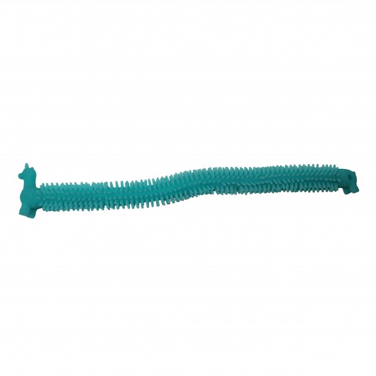 Jucarie senzoriala superelastica, antistres, Gummy Llama, cauciuc, 21 cm, albastru
