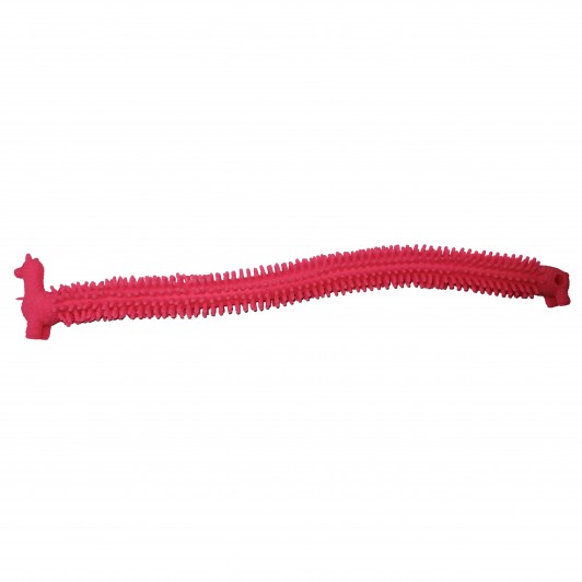 Jucarie antistres, Gummy Llama, cauciuc, 21 cm, roz