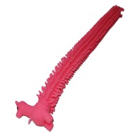 Jucarie antistres, Gummy Llama, cauciuc, 21 cm, roz