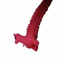 Jucarie antistres, Gummy Llama, cauciuc, 21 cm, roz