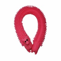 Jucarie antistres, Gummy Llama, cauciuc, 21 cm, roz