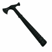 Topor Survivor, Hammer Fall, otel inoxidabil, negru, 39 cm, teaca inclusa
