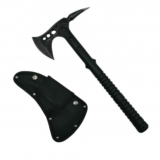 Topor Survivor, Sting Fall, otel inoxidabil, negru, 39 cm, teaca inclusa Topor Survivor, Sting Fall, otel inoxidabil, negru, 39 cm, teaca inclusa