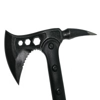 Topor Survivor, Sting Fall, otel inoxidabil, negru, 39 cm, teaca inclusa
