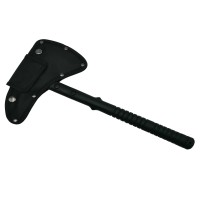 Topor Survivor, Sting Fall, otel inoxidabil, negru, 39 cm, teaca inclusa