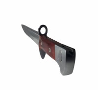 Cutit pentru camping si vanatoare, model AK, 39 cm, argintiu