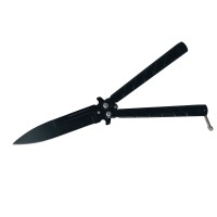 Set baioneta Navy, Spear Point si cutit balisong, butterfly, Spear Point, 32 cm