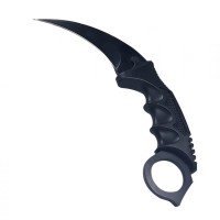 Cutit karambit de vanatoare DEPOX®, Comando Specialist, teaca si snur de agatat, 18.5 cm, negru Cutit karambit de vanatoare DEPOX®, Comando Specialist, teaca si snur de agatat, 18.5 cm, negru