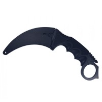 Cutit karambit de vanatoare, Comando Specialist, teaca si snur de agatat, 18.5 cm, negru Cutit karambit de vanatoare, Comando Specialist, teaca si snur de agatat, 18.5 cm, negru