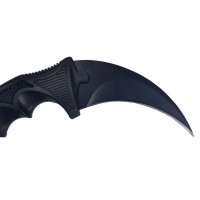 Cutit karambit de vanatoare, Comando Specialist, teaca si snur de agatat, 18.5 cm, negru Cutit karambit de vanatoare, Comando Specialist, teaca si snur de agatat, 18.5 cm, negru