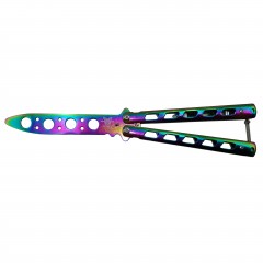 Briceag fluture, Butterfly Clash, antrenament, 22 cm, multicolor Briceag fluture, Butterfly Clash, antrenament, 22 cm, multicolor