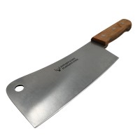 Satar, Pro Cook, otel inoxidabil, 32 cm, maner lemn, argintiu