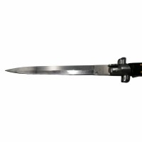 Briceag automat, Italian Blade, Stiletto, otel inoxidabil, 33 cm, husa inclusa