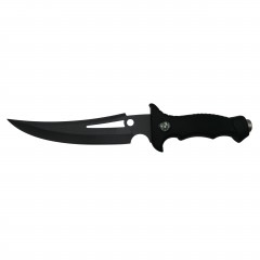 Cutit de vanatoare   Vendetta Knife, otel inoxidabil, negru, 31.5 cm, toc inclus
