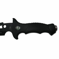 Cutit de vanatoare   Vendetta Knife, otel inoxidabil, negru, 31.5 cm, toc inclus
