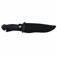 Cutit de vanatoare   Vendetta Knife, otel inoxidabil, negru, 31.5 cm, toc inclus