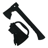 Topor Survivor, Futuristic Survival, otel inoxidabil, negru, 35.5 cm, teaca inclusa Topor Survivor, Futuristic Survival, otel inoxidabil, negru, 35.5 cm, teaca inclusa