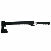 Topor Survivor, Futuristic Survival, otel inoxidabil, negru, 35.5 cm, teaca inclusa Topor Survivor, Futuristic Survival, otel inoxidabil, negru, 35.5 cm, teaca inclusa