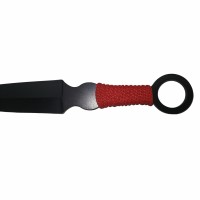 Set trei cutite de aruncat, Black Kunai, otel inoxidabil, 16 cm, teaca inclusa