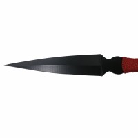Set trei cutite de aruncat, Black Kunai, otel inoxidabil, 16 cm, teaca inclusa