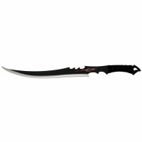 Sabie de vanatoare, Fire Blade, maner lemn, 70 cm, teaca inclusa Sabie de vanatoare, Fire Blade, maner lemn, 70 cm, teaca inclusa