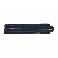 Set 2 bastoane telescopice, argintiu-negru, 4 sectiuni, 65 cm