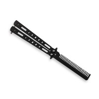 Briceag fluture tip pieptan, Black Comb, 22 cm, negru Briceag fluture tip pieptan, Black Comb, 22 cm, negru