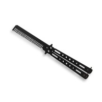 Briceag fluture tip pieptan, Black Comb, 22 cm, negru Briceag fluture tip pieptan, Black Comb, 22 cm, negru