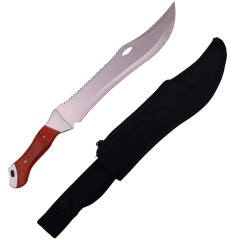 Maceta de vanatoare USA Croc, otel inoxidabil, argintie, 47 cm Maceta de vanatoare USA Croc, otel inoxidabil, argintie, 47 cm