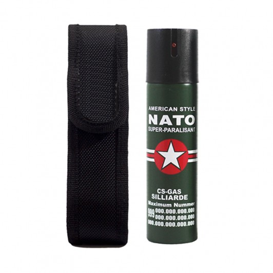 Spray paralizant de autoaparare,  Nato Defence, propulsie jet, 60 ml