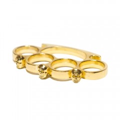 Pumnal tip box DEPOX®, rozeta model craniu auriu