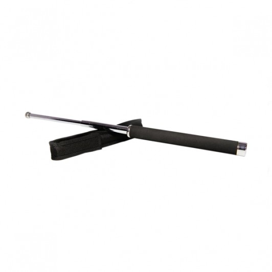 Baston telescopic 65 cm argintiu