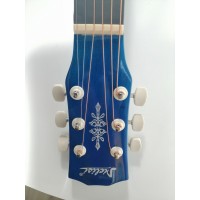 Chitara clasica din lemn 95 cm, Cutaway, albastru marin Chitara clasica din lemn 95 cm, Cutaway, albastru marin